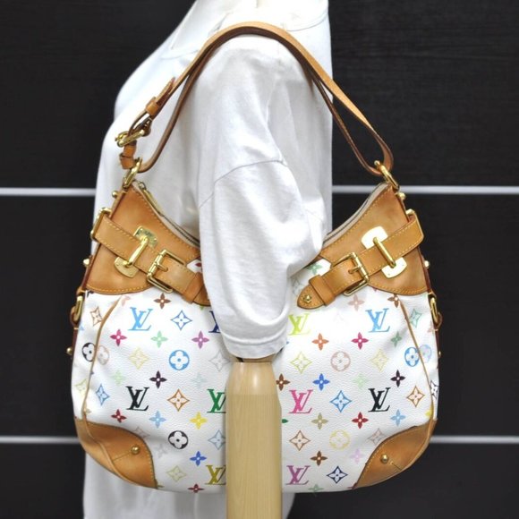 Greta Multicolor Shoulder Bag White - Picture 11 of 11